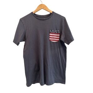 Travis Mathew American Flag Pocket‎ Pima Cotton Shirt